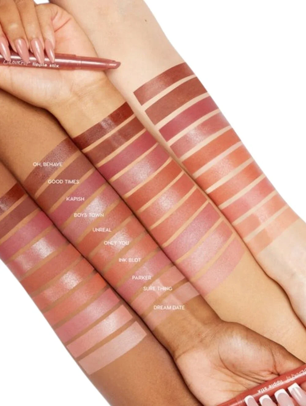 Colourpop Nude Lip Crayon Collection
